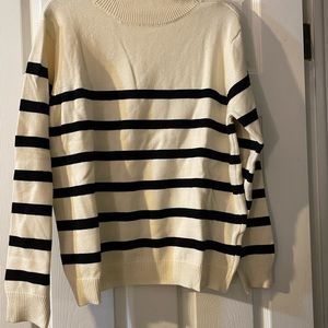 Large cream sweater